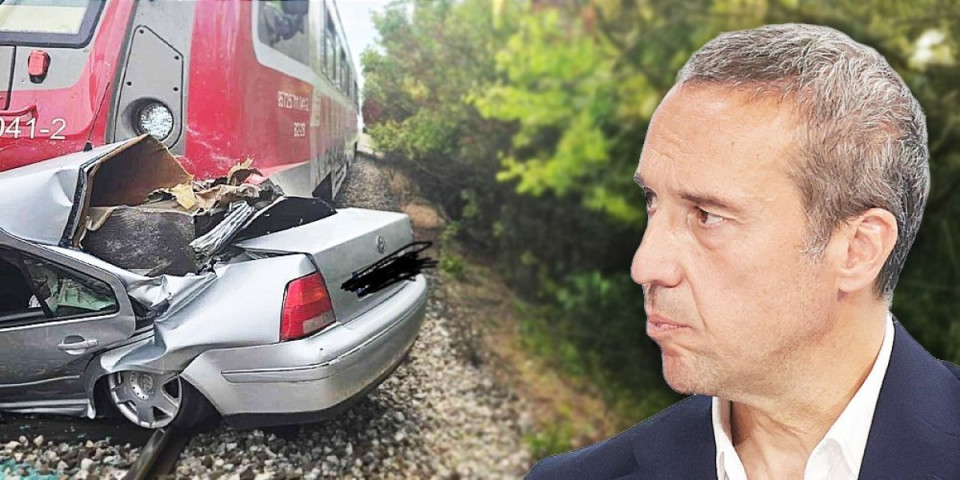 Mladen Mijatović objavio stravične fotografije: Jeziv prizor na mestu nesreće kod Odžaka, voz udario automobil, putničko vozilo smrskano (FOTO)