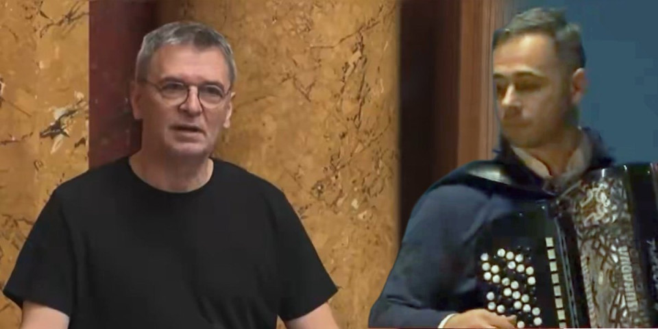 Cirkus u skupštini! Ćuta grmi na rektora, Miki se smeška, a u pozadini svira harmonika! (VIDEO)