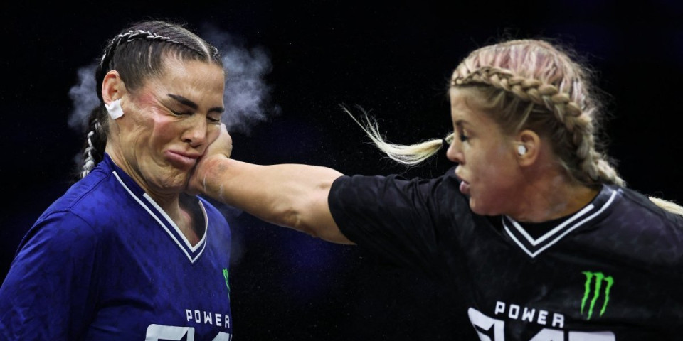 Mađarica poljubila rivalku pred šamaranje u Beogradu (VIDEO)