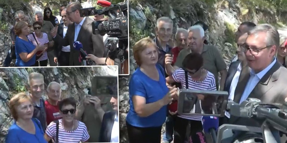Hit scena na Kablaru: Vučiću je prišla starica, on je pogledao u Anu i izgovorio samo dve reči (VIDEO)