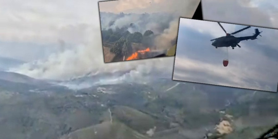 Kad je najteže, Srbija je tu: Naša "Super Puma" se bori sa vatrenom stihijom u Kastilji i Leonu (VIDEO)