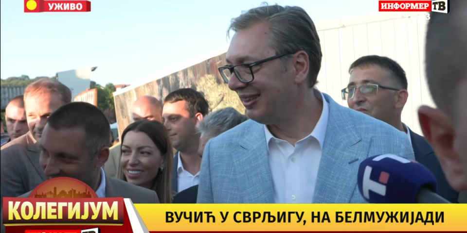 Vučić u Svrljigu: Mestom odjekuje "Aco, Srbine" (FOTO)