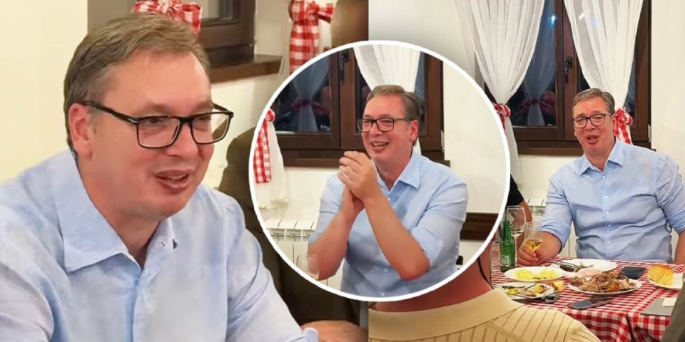 Kakva atmosfera! Vučić objavio snimak iz kafane, pa zapevao iz sveg glasa - Predsednik otkrio koje pesme sluša (VIDEO)