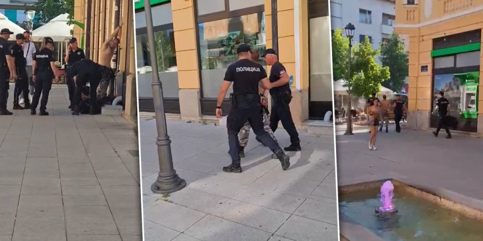 Udarna vest! Drama u Kragujevcu: Uhapšen muškarac sa sekirom, nožem, pištoljem... - Krenuo ka aktivistiima SNS i deci (FOTO/VIDEO)