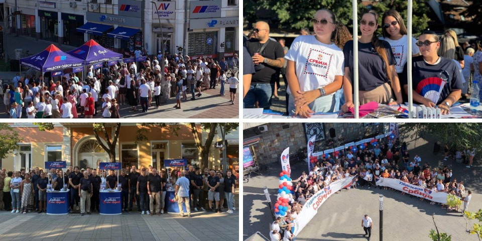 Odgovor mržnji i blokadama! Čačak, Kruševac, Kraljevo i Šabac na nogama! (FOTO)