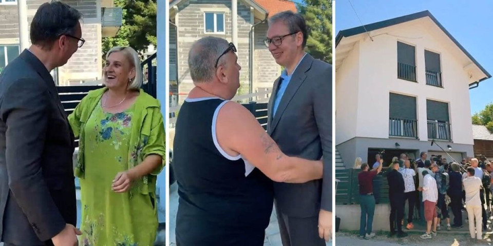 Emotivni trenutak u Čipuljiću! Vučić ušao u očevu porodičnu kuću: "Tu sam učio, igrali smo fudbal, telefona nije bilo..." (VIDEO)