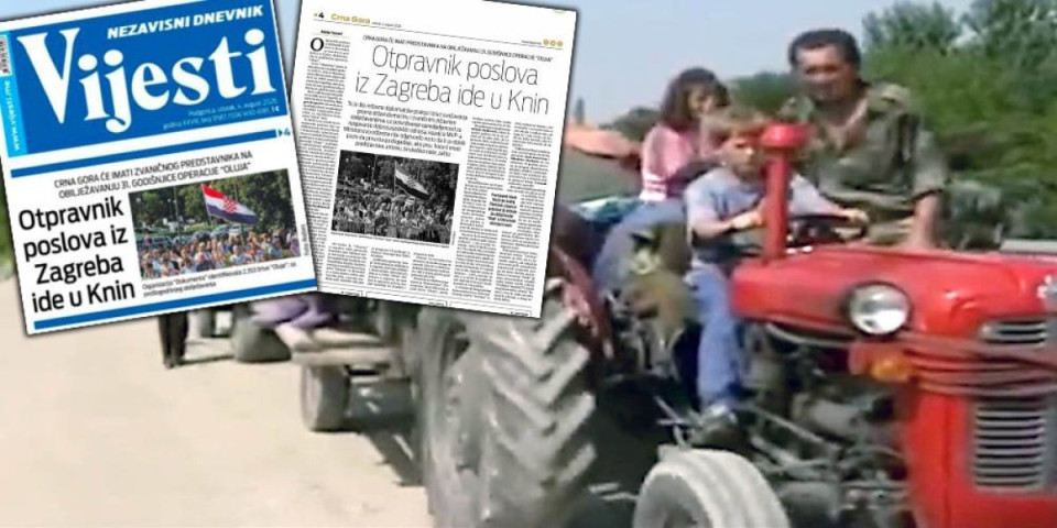 Skandal u Podgorici! Crna Gora šalje diplomatu na proslavu "Oluje"! (FOTO)