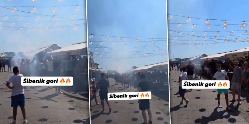 Skandal nad skandalima: Dok Srbija tuguje za žrtvama, pogledajte šta rade u Šibeniku - Stvarno se ničega ne stide (VIDEO)