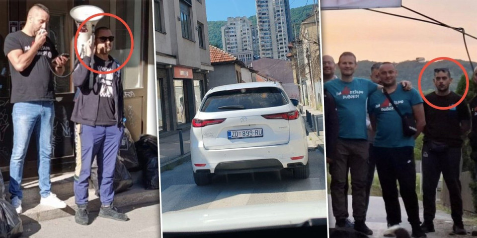 Dok Srbi pamte stradanje u ''Oluji'', ovaj blokader šuruje sa Hrvatima: Snimljen kako ulazi u kola sa hrvatskim tablicama