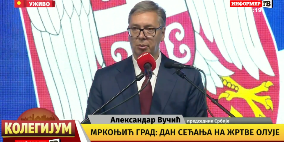 Vučić se obraća iz Mrkonjić Grada: Otkriva šta misli da će se dešavati u budućnosti i šta čeka Srbiju i Republiku Srpsku