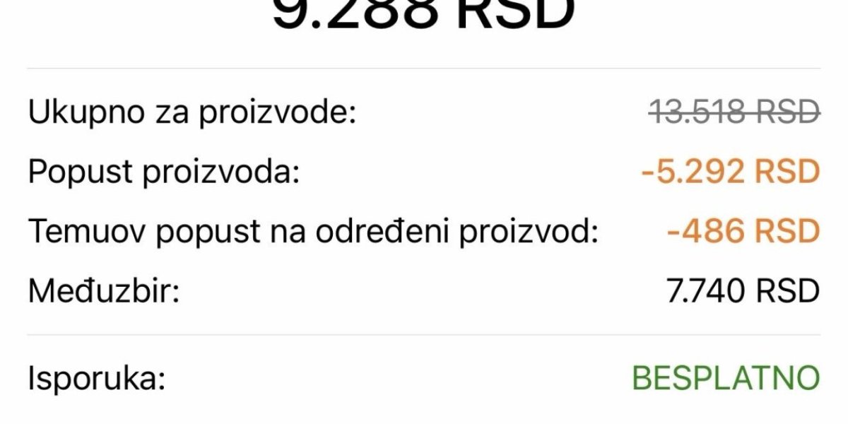 Temu uveo uvozne dažbine