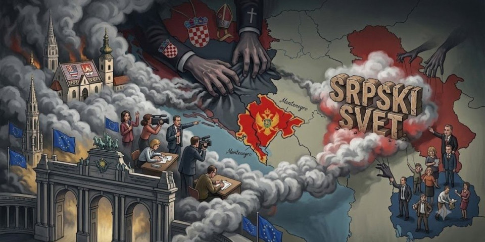 Podgorica na tasteru Zagreba! Ovo morate pročitati: Medijska priča o „srpskom svetu“ samo je paravan za hrvatsko pokoravanje Crne Gore!