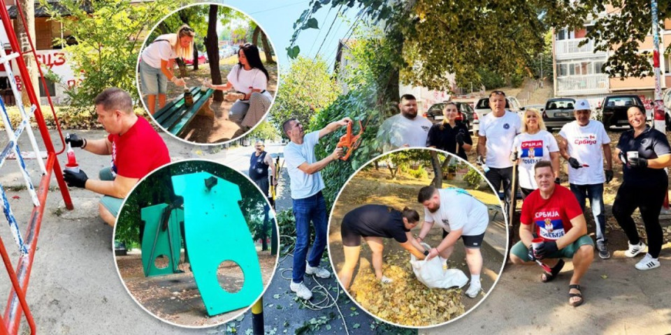 Ovo su dela, a ne prazne priče! Aktivisti SNS pokazali kako se vole Srbija i svaki kutak Beograda - Gde god je trebalo pomoći, stigli su (FOTO/VIDEO)
