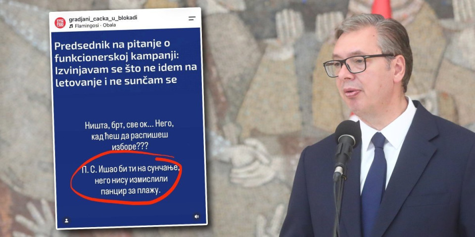 Bolesno! Čačanski blokaderi otvoreno priželjkuju ubistvo Vučića! (FOTO)