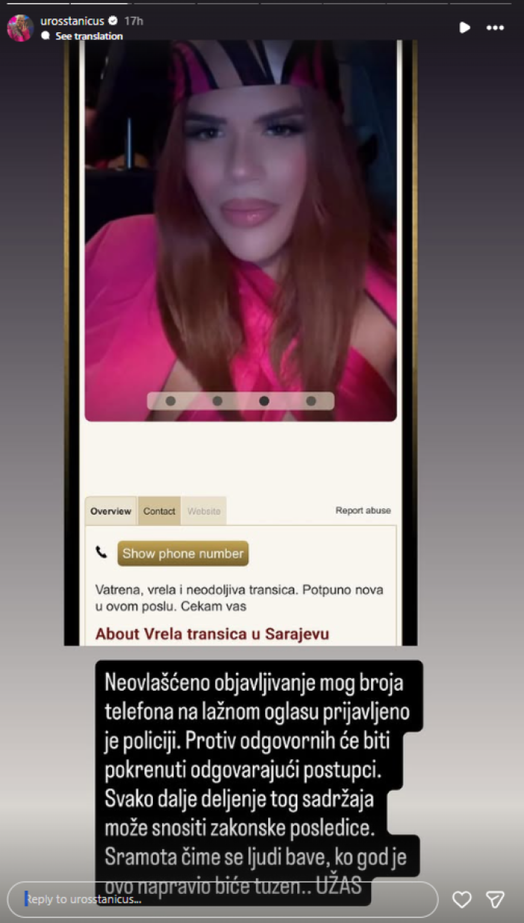 Broj poznatog Srbina osvanuo u seks oglasima: "Vatrena, vrela i neodoljiva transica"