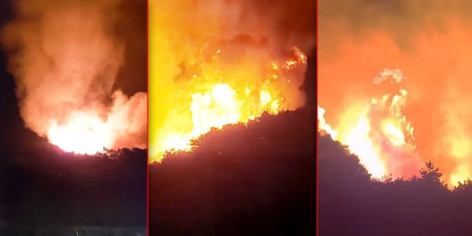 Požar progutao obalu poznatog jezera: Vatra preti letovalištu u Italiji, počela masovna bežanija (VIDEO)
