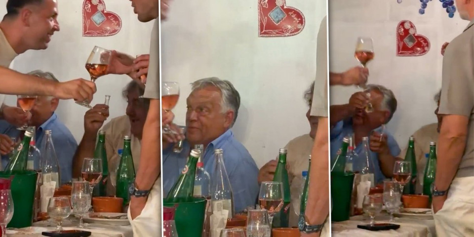 Orban u svom elementru! Srpska rakija, truba i pečenje - mađarski premijer uživao za sve pare! (FOTO/VIDEO)