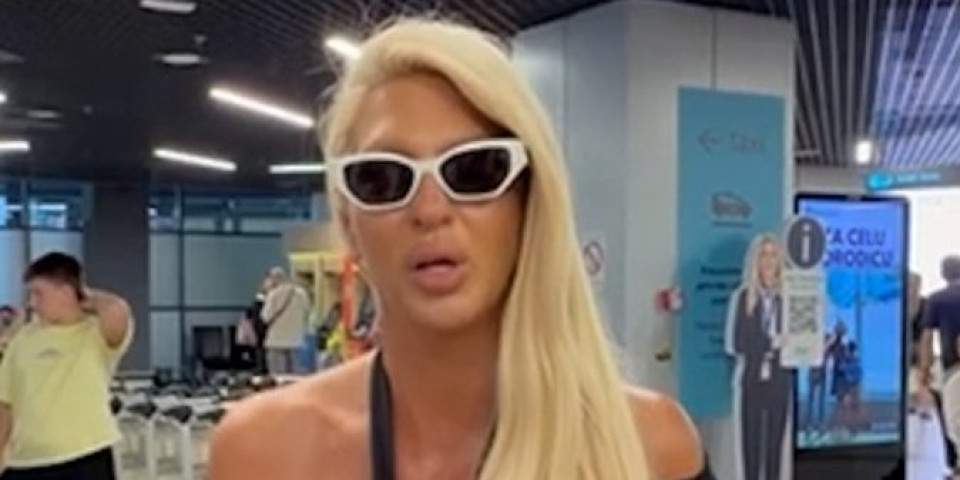 "Reagovalo je Cecino obezbeđenje!" Karleuša o letu s Ražnatovićkom - Haos u avionu iz Crne Gore (VIDEO)