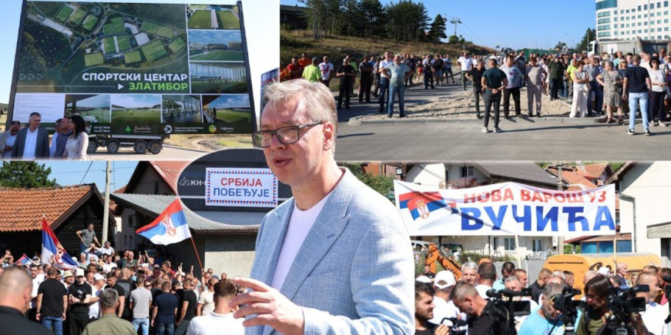 "Kad smo ujedinjeni, možemo sve!" Vučić najavio lepe vesti prilikom obilaska radova na Zlatiboru (FOTO/VIDEO)
