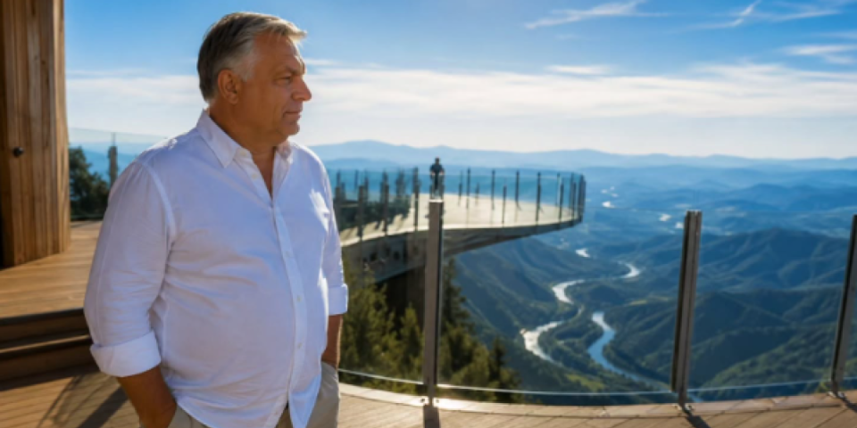 Zanemeo pred srpskom lepotom! Orban ostao bez daha na Kablaru — evo šta je prvo rekao čim je bacio pogled sa staklene platforme (FOTO)