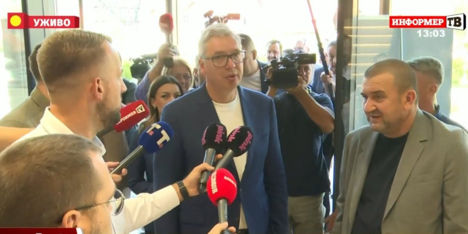 Vučić u Ivanjici! Predsednik Srbije obišao kompaniju Matis - Najavio odlične vesti (FOTO/VIDEO)