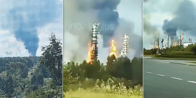 Pao ključni stub ruske industrije: Dronovi napravili pakao u Tjumenskoj oblasti (VIDEO)