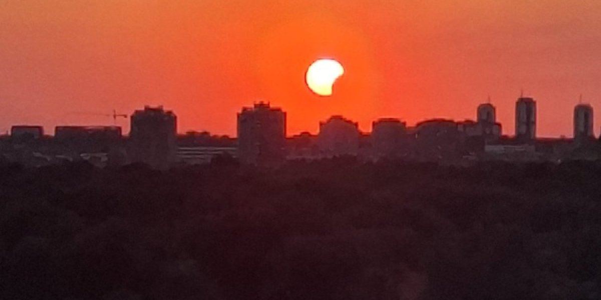 Delimično pomračenje Sunca u Beogradu