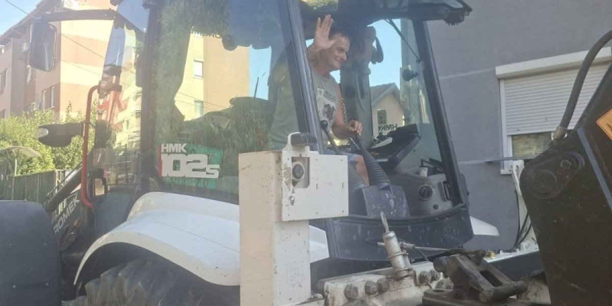 Rešen problem vode koja je počela da se izliva niz ulicu Zagrađe u Mirijevu