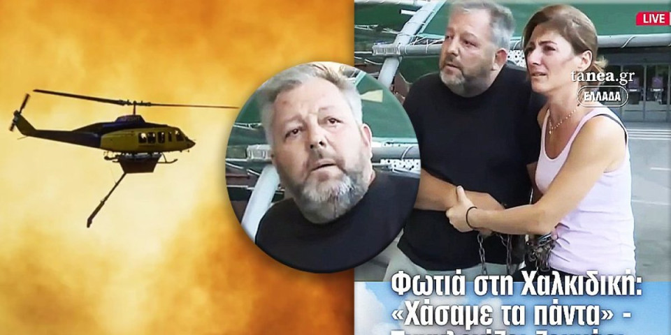 Stravičan prizor u Grčkoj - Izgubili smo sve! Vatrena stihija guta sve pred sobom