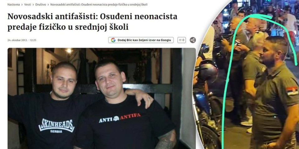 Koga opozicija izvodi na ulice?! Osuđivani ekstremista zabranjene organizacije u prvim redovima! (FOTO)