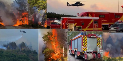 Nemačka na nogama: Požar izmakao kontroli i preti da zbriše naselje, počela bežanija (VIDEO)