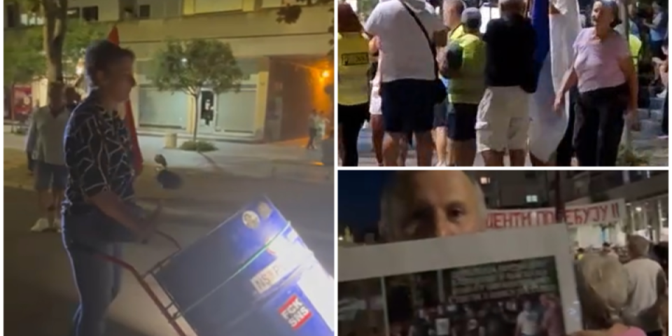 Blokadersko ludilo prešlo sve granice! Napadi na ekipu Novosadske TV u Bačkoj Palanci: Laseri u kameru i u oči, udarci... (VIDEO)