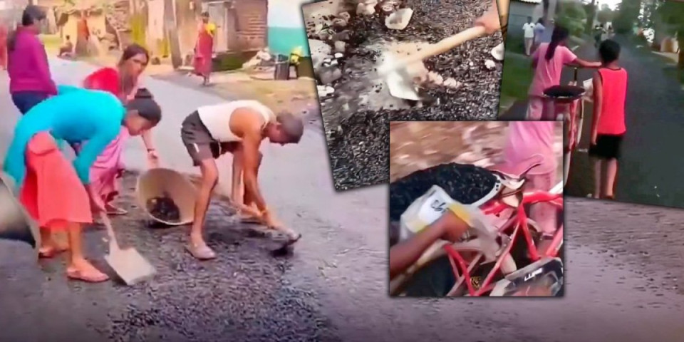 (VIDEO) Vlast im napravila put, oni ga otkopali i odneli! Od nove saobraćajnice ostale samo rupe: Snimak zapalio mreže, ljudi ne veruju šta vide