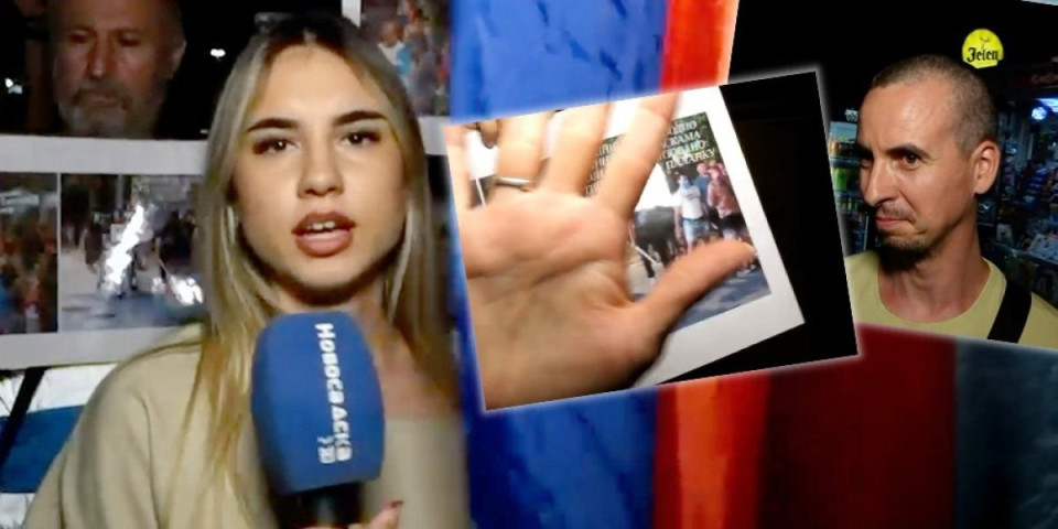 Guranje, nasilje i teror: Pogledajte kako su opozicioni huligani napali novinarku (VIDEO)