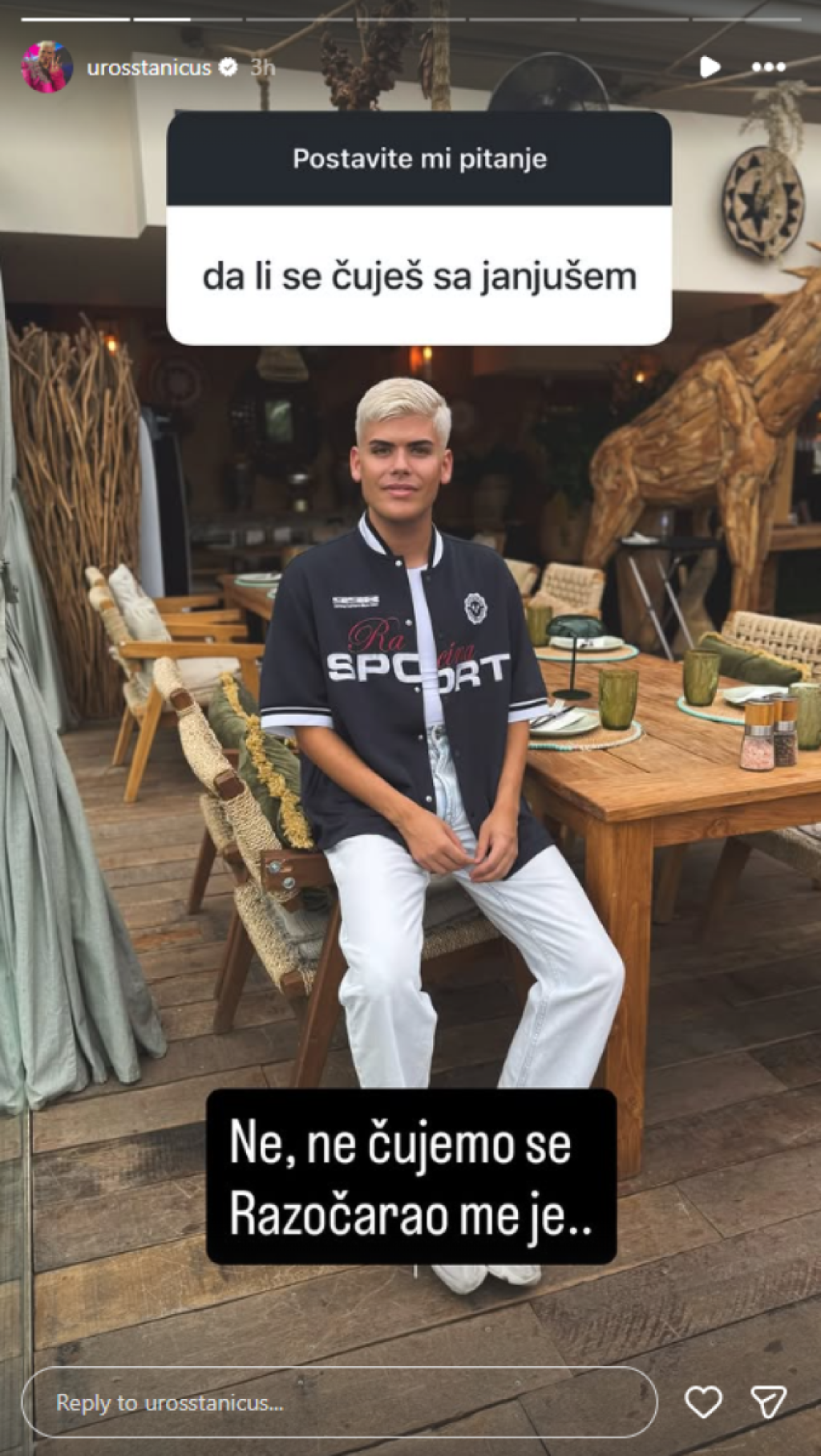 "Stanija bi prodala dušu, a sa njenim bivšim sam..." Uroš Stanić šokirao priznanjem