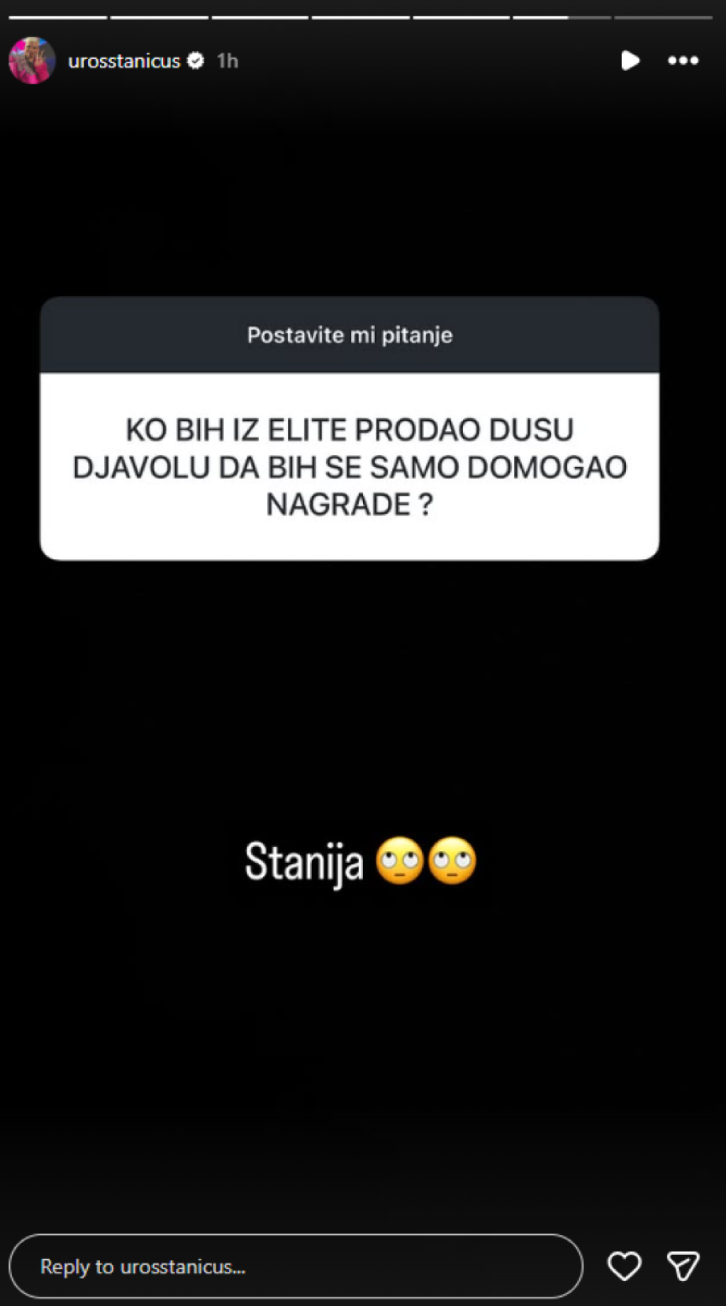 "Stanija bi prodala dušu, a sa njenim bivšim sam..." Uroš Stanić šokirao priznanjem