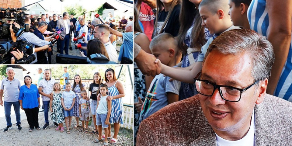 Predsednik sa narodom! Vučić u petoj brzini, šef države obilazi četiri okruga u Srbiji (VIDEO)
