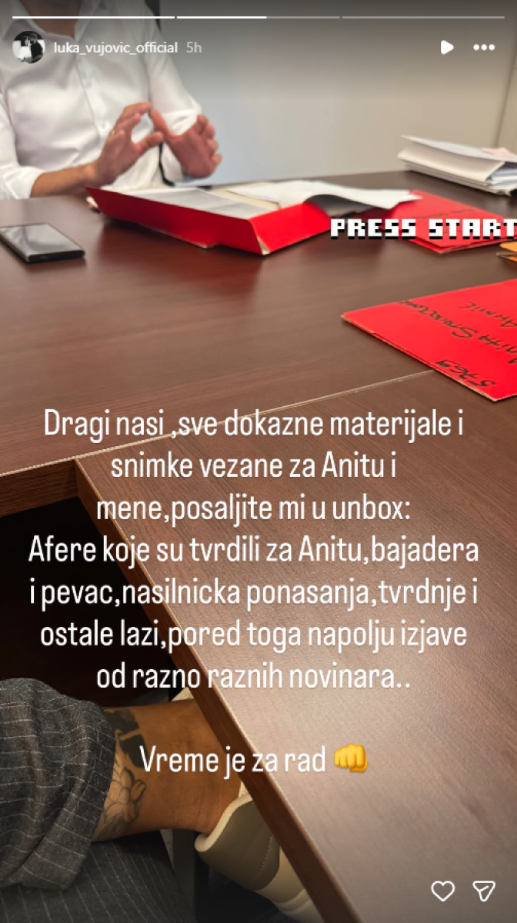 Luka i trudna Anita hitno otišli kod advokata kako bi se obračunali, poslali šokantan apel