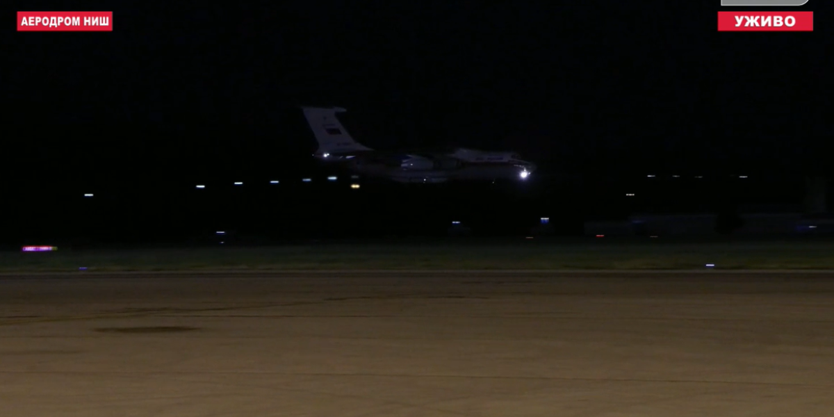 Ruski avion Il-76 sleteo kod Niša