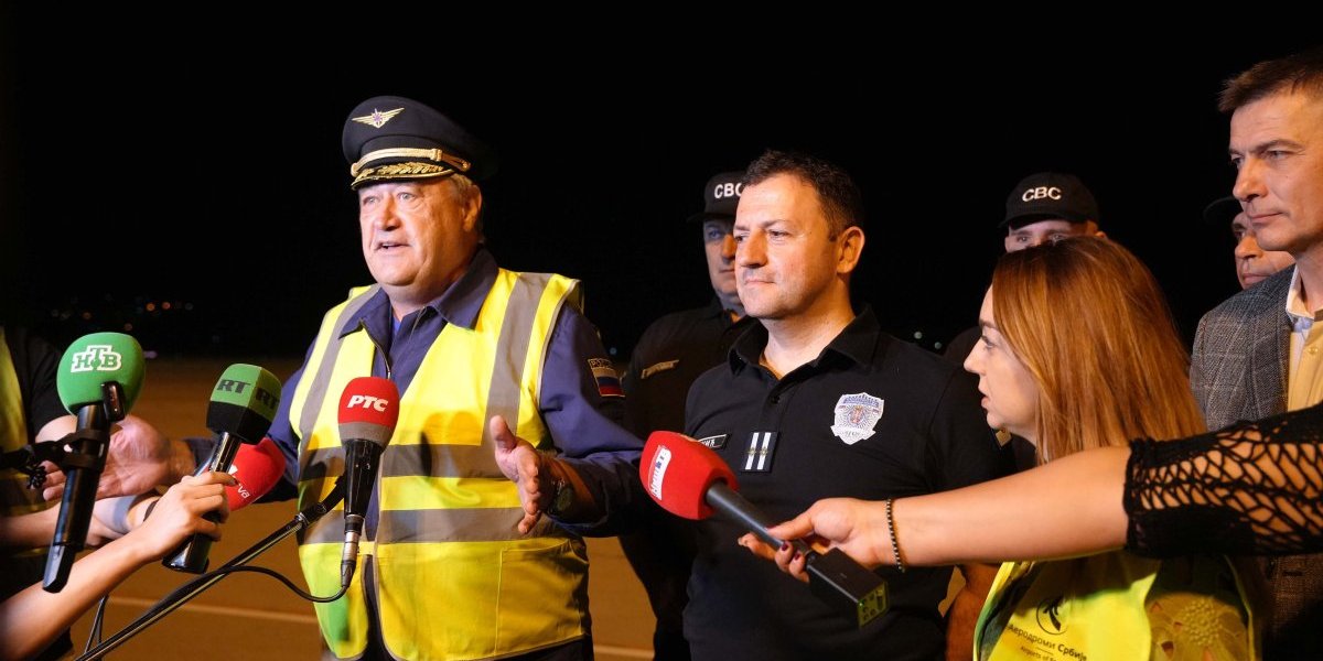 Luka Čaušić i predstavnik ruskog Ministarstva za vanredne situacije