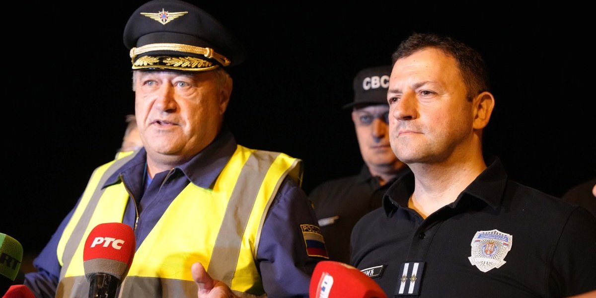 Luka Čaušić i predstavnik ruskog Ministarstva za vanredne situacije