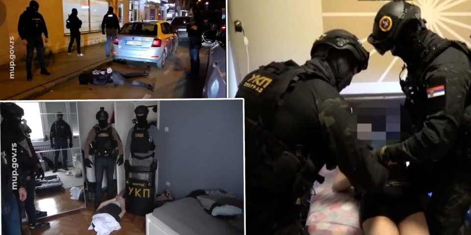 Munjeviti upadi policije u štek-stanove: Ubice prebledele dok su im stavljali lisice! (FOTO/VIDEO)