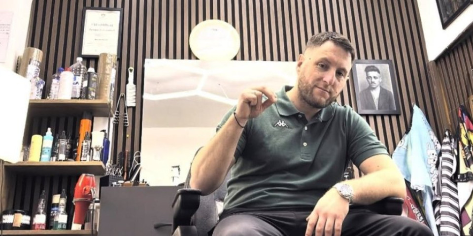 Blokaderski berberin bi da ruši Vučića, dok radi na crno! Udara na policiju i državni vrh, a širi zarazu po Vladičinom Hanu (FOTO)