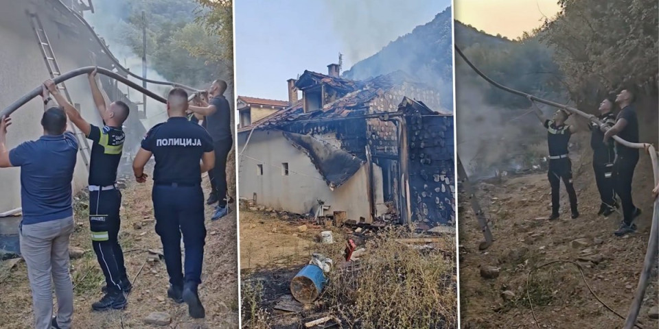 Izgoreo konak manastira iz 13. veka kod Vladičinog Hana: Vatrena stihija drugi put za 8 godina gutala svetinju (FOTO/VIDEO)