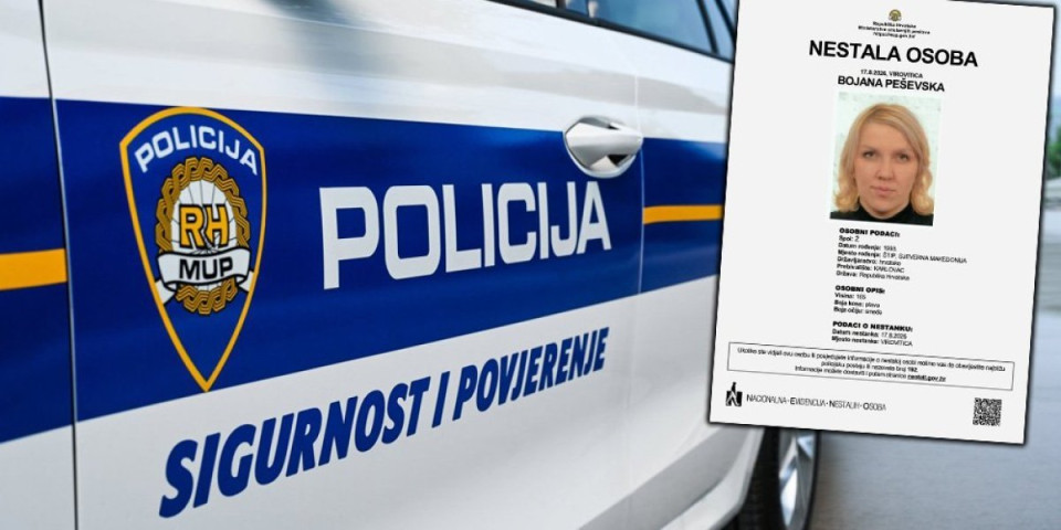 Hitno! Policija traži Bojanu: Žena sa detetom nestala bez traga, upletena u jezivo ubistvo