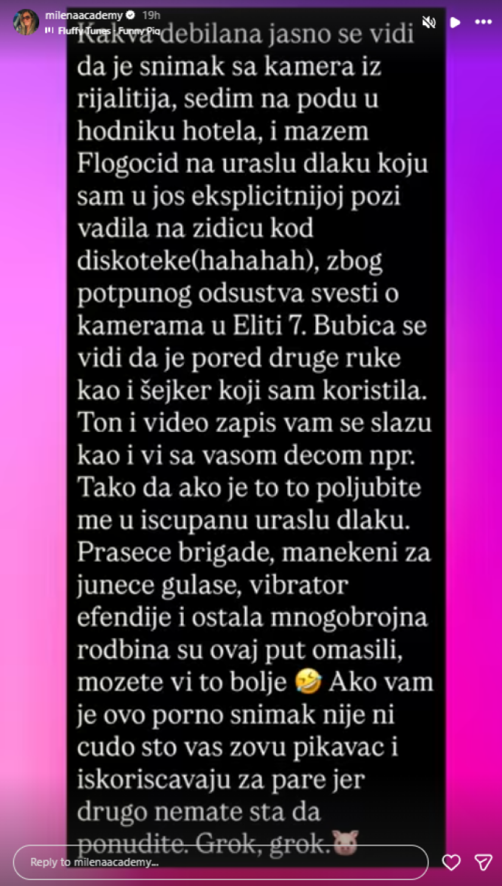 Procurio Kačavendin eksplicitini snimak!? Rijaliti učesnica se hitno oglasila