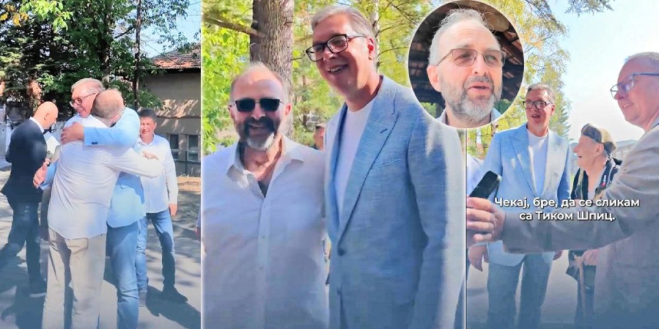 Pogledajte ko je iznenadio predsednika! Vučić sa legendarnim meštaninom (VIDEO)