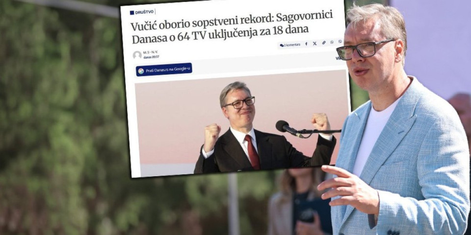 Da nije tužno, bilo bi smešno! Sto blokadera u klimatizovanim kancelarijama prebrojava Vučićeva uključenja, dok on radi za narod (FOTO)