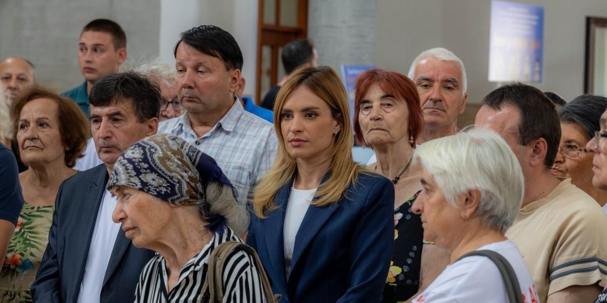 Milica Đurđević Stamenkovski na obeležavanju sećanja na Srbe stradale u Sisku