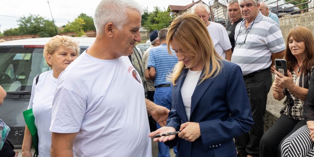 Milica Đurđević Stamenkovski na obeležavanju sećanja na Srbe stradale u Sisku
